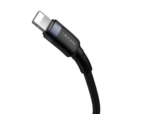 Кабель Baseus Cafule Cable Type-C to iP PD 18W 1m Gray+Black (CATLKLF-G1) Кабель Baseus Cafule Cable Type-C to iP PD 18W 1m Gray+Black (CATLKLF-G1)