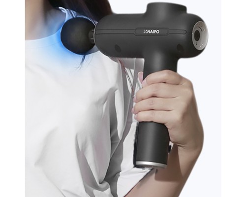 Перкусійний масажер NAIPO MGG-2103 Massage Gun Black (MGG-2103)
