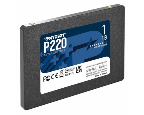 SSD Patriot P220 1TB 2.5" 7mm SATAIII (P220S1TB25) SSD Patriot P220 1TB 2.5" 7mm SATAIII (P220S1TB25)