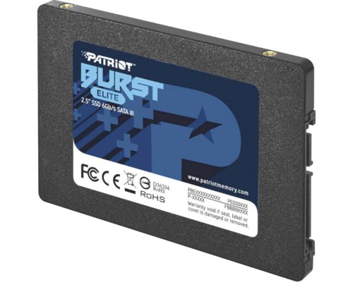 SSD Patriot Burst Elite 1920GB 2.5" 7mm SATAIII TLC 3D (PBE192TS25SSDR) SSD Patriot Burst Elite 1920GB 2.5" 7mm SATAIII TLC 3D (PBE192TS25SSDR)