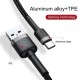 Кабель Baseus Cafule Cable USB For Type-C 3A 0.5m Gray+Black (CATKLF-AG1)