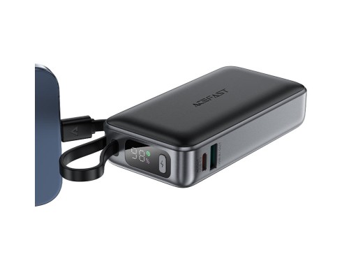 Зовнішній акумулятор ACEFAST M7 PD30W power bank with cable 10000mAh, Black (6974316283379) Зовнішній акумулятор ACEFAST M7 PD30W power bank with cable 10000mAh, Black (6974316283379)