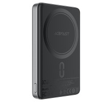 Зовнішній акумулятор ACEFAST M12 PD20W ultra-thin magnetic wireless charging power bank 10000mAh, Black (6974316283393)