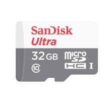 microSDHC (UHS-1) SanDisk Ultra 32Gb class 10 A1 (100Mb/s) (adapter SD) (SDSQUNR-032G-GN3MA) 