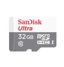 Карта пам'яті microSDHC (UHS-1) SanDisk Ultra 32Gb class 10 A1 (100Mb/s) (adapter SD) (SDSQUNR-032G-GN3MA)