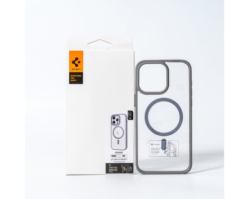 Чохол для смартфона Spigen AAA Magnetic Color for Apple iPhone 14 Pro Grey (SPGMGCOL14ProGrey) Чохол для смартфона Spigen AAA Magnetic Color for Apple iPhone 14 Pro Grey (SPGMGCOL14ProGrey)