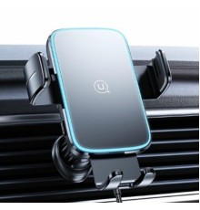 Автотримач для телефона з БЗПUsams CD230  Wireless Charging Car Holder (Air Vent) Black (CD230ZJ01)