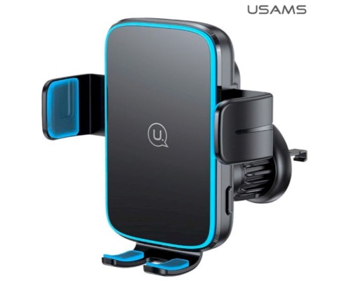 Автотримач для телефона Usams CD230 Wireless Charging Car Holder (Air Vent) black (CD230ZJ01) Автотримач для телефона Usams CD230 Wireless Charging Car Holder (Air Vent) black (CD230ZJ01)