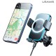 Автотримач для телефона Usams CD230 Wireless Charging Car Holder (Air Vent) black (CD230ZJ01)