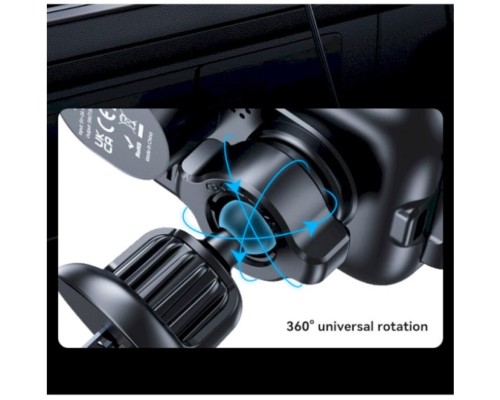 Автотримач для телефона Usams CD230 Wireless Charging Car Holder (Air Vent) black (CD230ZJ01) Автотримач для телефона Usams CD230 Wireless Charging Car Holder (Air Vent) black (CD230ZJ01)