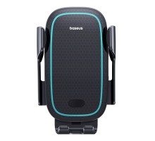 Автотримач для телефона з БЗП Baseus Milky Way Pro Series Wireless Charging Electric Car Mount Phone Holder 15W Cluster Black (C40357000111-00) 