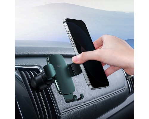 Тримач для мобiльного Baseus Metal AgeⅡ Gravity Car Mount(Air Outlet Version)Green (SUJS000006) Тримач для мобiльного Baseus Metal AgeⅡ Gravity Car Mount(Air Outlet Version)Green (SUJS000006)