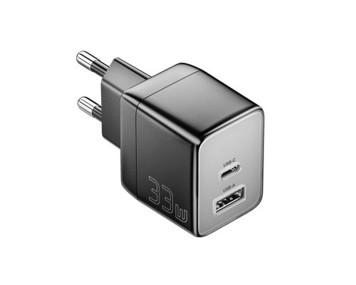 Мережевий зарядний пристрій ESSAGER ECT33W Gan 1USB 1T-C 33W black (ECT33W-LJB01-Z) Мережевий зарядний пристрій ESSAGER ECT33W Gan 1USB 1T-C 33W black (ECT33W-LJB01-Z)