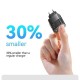 Мережевий зарядний пристрій ESSAGER ECT33W Gan 1USB 1T-C 33W black (ECT33W-LJB01-Z)