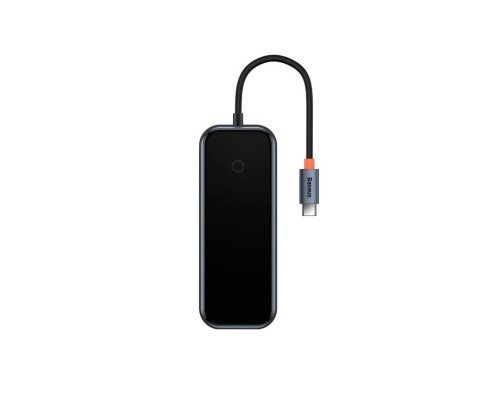 USB-хаб Baseus AcmeJoy 7-Port Type-C HUB Adapter(Type-C to HDMI*1+USB3.0*2+USB2.0*1+Type-C PD&Data *1+SD/TF*1)Dark Gray (WKJZ010413) USB-хаб Baseus AcmeJoy 7-Port Type-C HUB Adapter(Type-C to HDMI*1+USB3.0*2+USB2.0*1+Type-C PD&Data *1+SD/TF*1)Dark Gray (WKJZ010413)