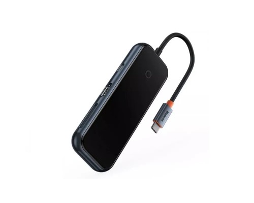 USB-хаб Baseus AcmeJoy 7-Port Type-C HUB Adapter(Type-C to HDMI*1+USB3.0*2+USB2.0*1+Type-C PD&Data *1+SD/TF*1)Dark Gray (WKJZ010413) USB-хаб Baseus AcmeJoy 7-Port Type-C HUB Adapter(Type-C to HDMI*1+USB3.0*2+USB2.0*1+Type-C PD&Data *1+SD/TF*1)Dark Gray (WKJZ010413)