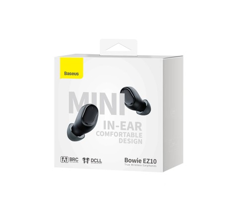 Бездротові навушники Baseus Bowie EZ10 True Wireless Earphones Black (A00054300116-Z1) Бездротові навушники Baseus Bowie EZ10 True Wireless Earphones Black (A00054300116-Z1)