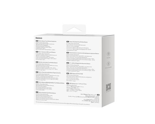 Бездротові навушники Baseus Bowie EZ10 True Wireless Earphones Black (A00054300116-Z1) Бездротові навушники Baseus Bowie EZ10 True Wireless Earphones Black (A00054300116-Z1)