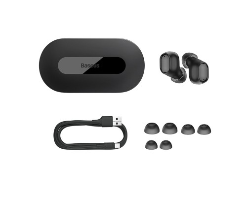 Бездротові навушники Baseus Bowie EZ10 True Wireless Earphones Black (A00054300116-Z1) Бездротові навушники Baseus Bowie EZ10 True Wireless Earphones Black (A00054300116-Z1)