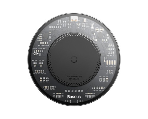 Бездротовий зарядний пристрій Baseus Simple 2 Wireless Charger 15W Cluster Black(Include: Cable Type-C To Type-C 24W 12V/2A 1m Cluster Black) (CCJJ050001) Бездротовий зарядний пристрій Baseus Simple 2 Wireless Charger 15W Cluster Black(Include: Cable Type-C To Type-C 24W 12V/2A 1m Cluster Black) (CCJJ050001)