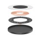 Бездротовий зарядний пристрій Baseus Simple 2 Wireless Charger 15W Cluster Black(Include: Cable Type-C To Type-C 24W 12V/2A 1m Cluster Black) (CCJJ050001)