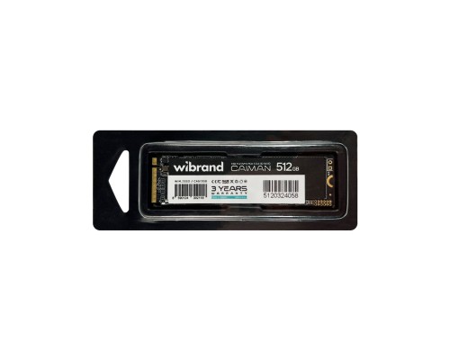 SSD M.2 Wibrand Caiman 512GB NVMe 2280 PCIe 3.0 3D NAND (WIM.2SSD/CA512GB) 