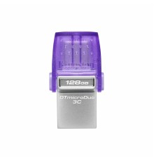 Флеш-накопичувач Kingston USB 3.2 DT microDuo 3C 128GB (Type-A/Type-C) (200Mb/s) (DTDUO3CG3/128GB)