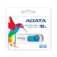 Flash A-DATA USB 2.0 C008 16Gb White/Blue (AC008-16G-RWE) 