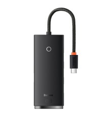 USB-хаб Baseus Lite Series 4-Port Type-C HUB Adapter (Type-C to USB 3.0*4) 25cm Black (WKQX030301)