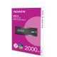 SSD ADATA SC610 2TB USB 3.2  550/500Mb/s Black (SC610-2000G-CBK/RD) 