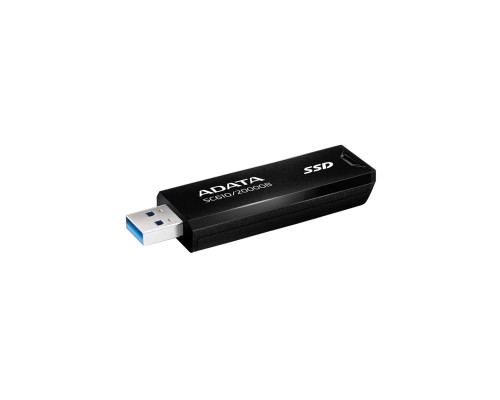 SSD ADATA SC610 2TB USB 3.2  550/500Mb/s Black (SC610-2000G-CBK/RD) 