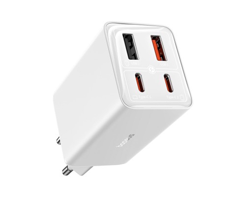 Мережевий зарядний пристрій Baseus GaN6 Pro Fast Charger 2C+2U 65W EU Moon White((With:Mini White Cable Type-C to Type-C 100W(20V/5A) 1m White) (P10162701213-00) Мережевий зарядний пристрій Baseus GaN6 Pro Fast Charger 2C+2U 65W EU Moon White((With:Mini White Cable Type-C to Type-C 100W(20V/5A) 1m White) (P10162701213-00)