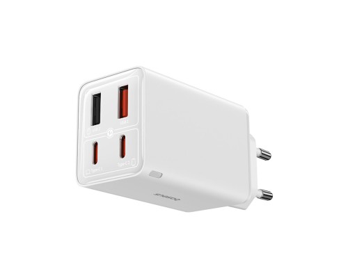 Мережевий зарядний пристрій Baseus GaN6 Pro Fast Charger 2C+2U 65W EU Moon White((With:Mini White Cable Type-C to Type-C 100W(20V/5A) 1m White) (P10162701213-00) Мережевий зарядний пристрій Baseus GaN6 Pro Fast Charger 2C+2U 65W EU Moon White((With:Mini White Cable Type-C to Type-C 100W(20V/5A) 1m White) (P10162701213-00)
