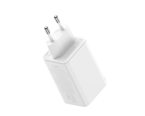 Мережевий зарядний пристрій Baseus GaN6 Pro Fast Charger 2C+2U 65W EU Moon White((With:Mini White Cable Type-C to Type-C 100W(20V/5A) 1m White) (P10162701213-00) Мережевий зарядний пристрій Baseus GaN6 Pro Fast Charger 2C+2U 65W EU Moon White((With:Mini White Cable Type-C to Type-C 100W(20V/5A) 1m White) (P10162701213-00)