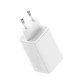 Мережевий зарядний пристрій Baseus GaN6 Pro Fast Charger 2C+2U 65W EU Moon White((With:Mini White Cable Type-C to Type-C 100W(20V/5A) 1m White) (P10162701213-00)