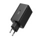 Мережевий зарядний пристрій Baseus GaN6 Pro Fast Charger 2C+2U 65W EU Cluster Black((With:Mini White Cable Type-C to Type-C 100W(20V/5A) 1m Black) (P10162701113-00)