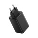 Мережевий зарядний пристрій Baseus GaN6 Pro Fast Charger 2C+2U 65W EU Cluster Black((With:Mini White Cable Type-C to Type-C 100W(20V/5A) 1m Black) (P10162701113-00)
