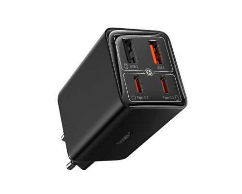 Мережевий зарядний пристрій Baseus GaN6 Pro Fast Charger 2C+2U 65W EU Cluster Black((With:Mini White Cable Type-C to Type-C 100W(20V/5A) 1m Black) (P10162701113-00) Мережевий зарядний пристрій Baseus GaN6 Pro Fast Charger 2C+2U 65W EU Cluster Black((With:Mini White Cable Type-C to Type-C 100W(20V/5A) 1m Black) (P10162701113-00)