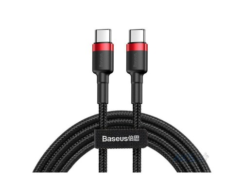 Кабель Baseus Cafule USB Cable Type-C-Type-C 3A 2m Red+Black (CATKLF-H91) Кабель Baseus Cafule USB Cable Type-C-Type-C 3A 2m Red+Black (CATKLF-H91)
