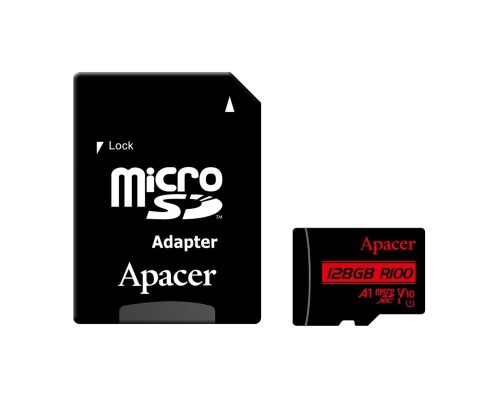 microSDXC (UHS-1) Apacer 128Gb class 10 V10 A1 R100MB/s (adapter SD) (AP128GMCSX10UB-R) microSDXC (UHS-1) Apacer 128Gb class 10 V10 A1 R100MB/s (adapter SD) (AP128GMCSX10UB-R)