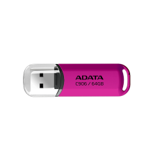 Флеш-накопичувач ADATA USB 2.0 C906 64Gb Purple Pink (AC906-64G-RPP)