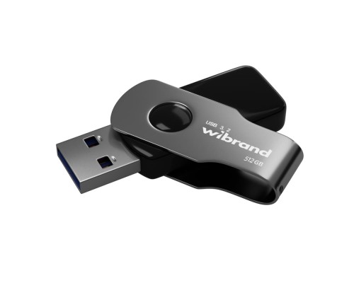 USB флеш накопичувач Wibrand 512GB Lizard Black USB 3.2 (WI3.2/LI512P9B) 