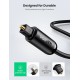 Дата кабель USB-C to USB-C 2.0m 60W US255 Black Gray Ugreen (50125)
