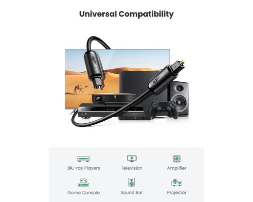 Дата кабель USB-C to USB-C 2.0m 60W US255 Black Gray Ugreen (50125)