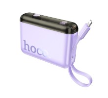 Зовнішній акумулятор HOCO J139 Hero 22.5W+PD20W fully compatible power bank(iP)(10000mAh) Purple (6942007636476)