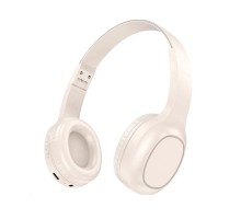 Бездротові навушники HOCO W46 Charm BT headset Milky White (6942007601702)