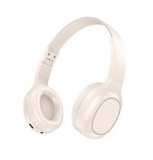 Бездротові навушники HOCO W46 Charm BT headset Milky White (6942007601702)