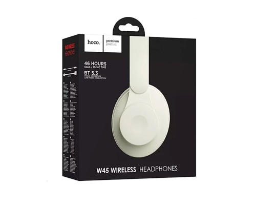 Бездротові навушники HOCO W45 Enjoy BT headset Milky White (6942007601214) Бездротові навушники HOCO W45 Enjoy BT headset Milky White (6942007601214)