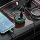 АЗП з FM-модулятором HOCO E62 Fast PD20W+QC3.0 car BT FM transmitter Black (6931474756299)