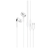 Навушники HOCO M101 Pro Crystal sound Type-C wire-controlled digital earphones with microphone White (6931474782403)